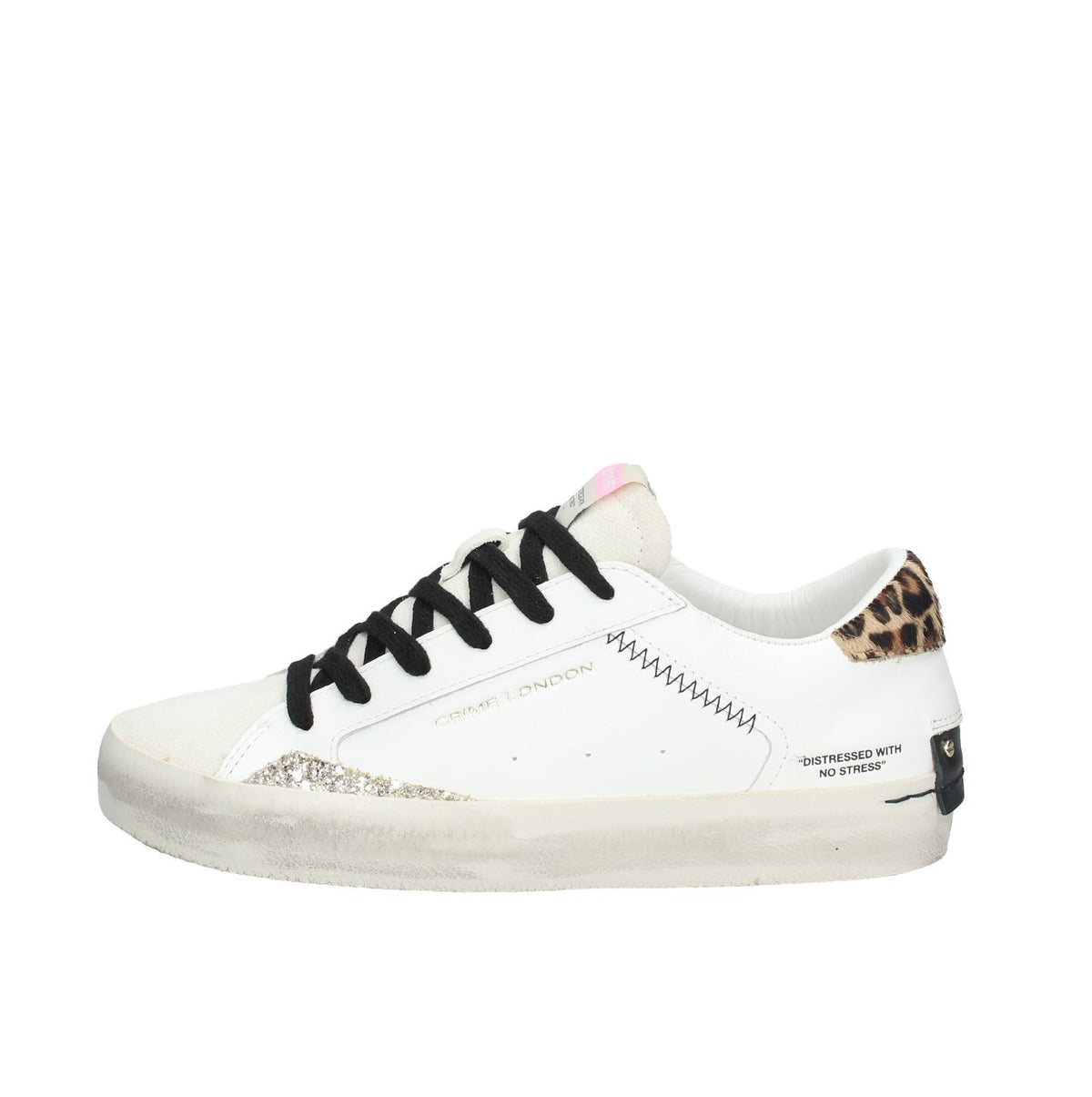 27000PP6.10SNEAKER DONNA DISTRESSED SAVAGE WHITE