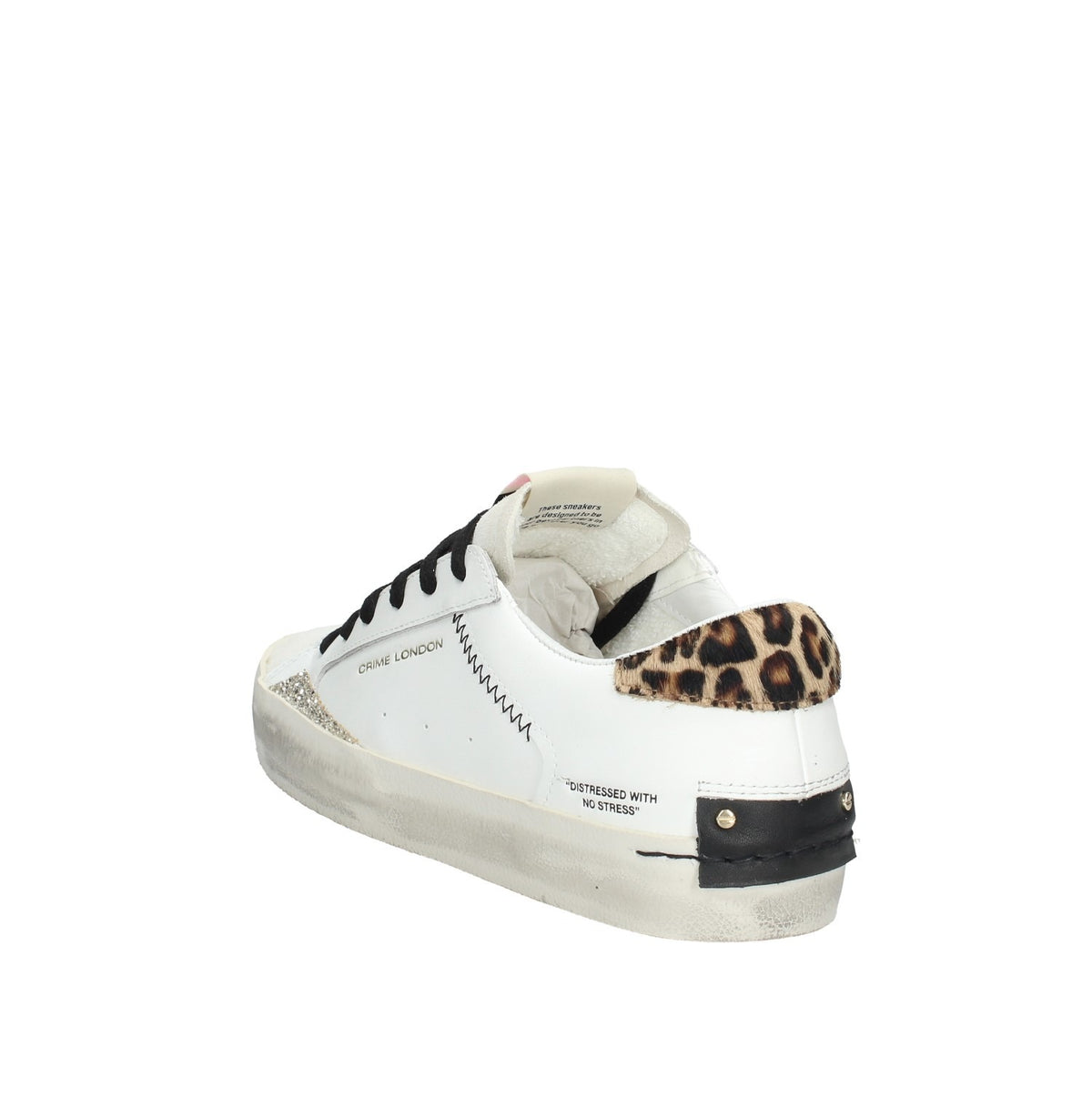 27000PP6.10SNEAKER DONNA DISTRESSED SAVAGE WHITE