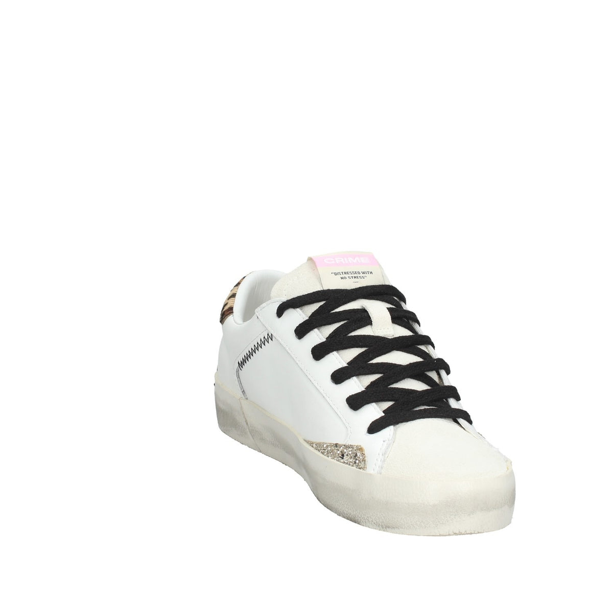 27000PP6.10SNEAKER DONNA DISTRESSED SAVAGE WHITE
