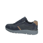 36852 NABUK NAVY SNEAKERS UOMO