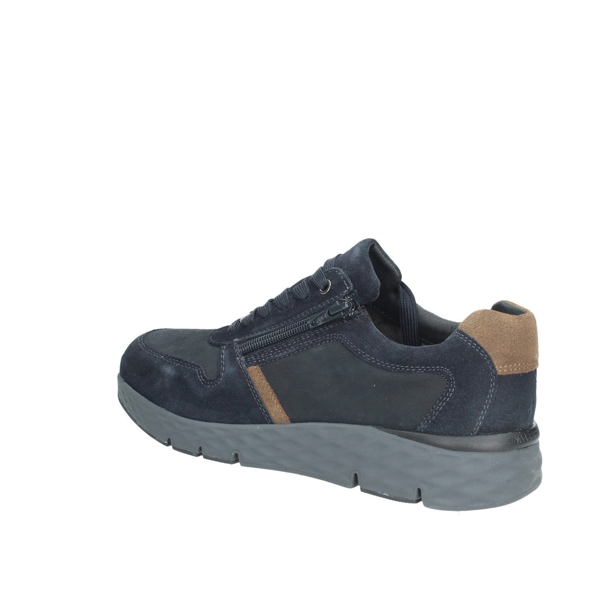 36852 NABUK NAVY SNEAKERS UOMO