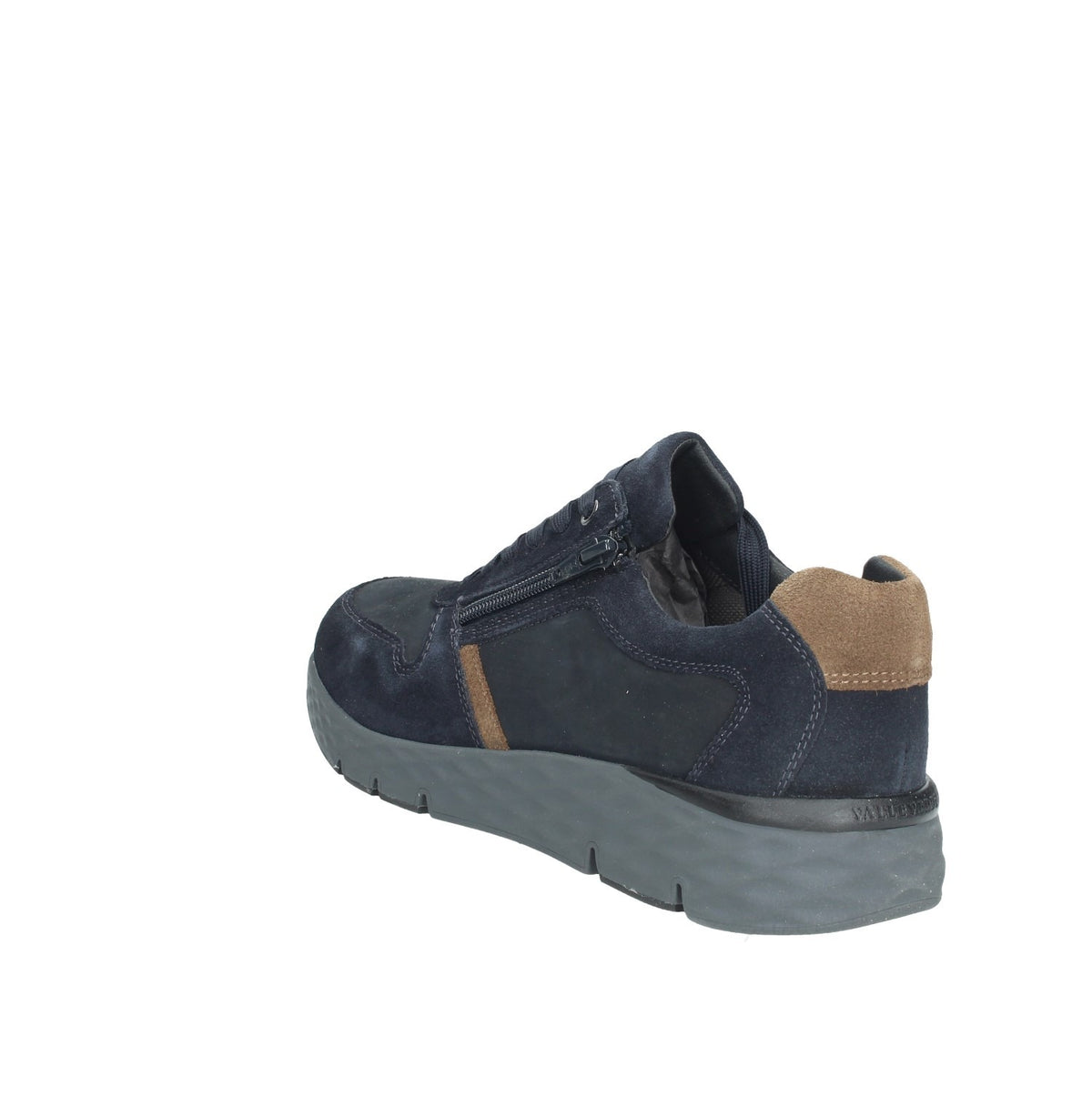 36852 NABUK NAVY SNEAKERS UOMO