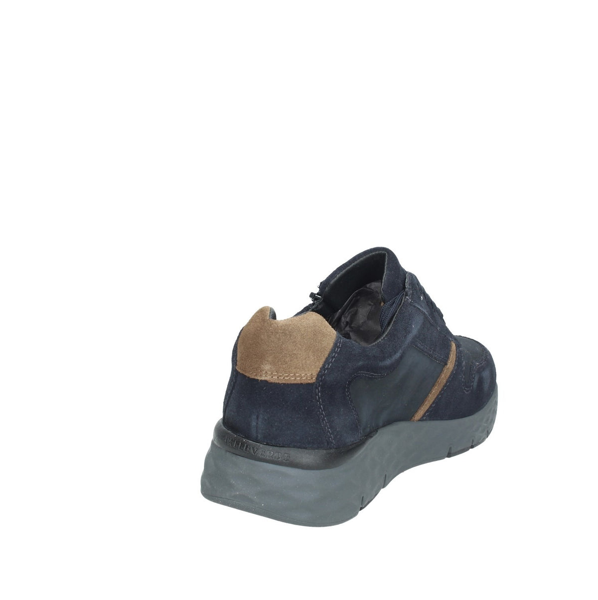 36852 NABUK NAVY SNEAKERS UOMO