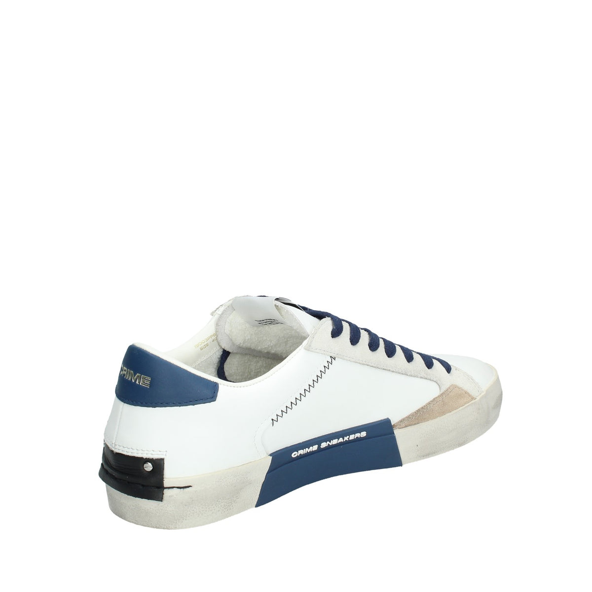 CRIME LONDON SNEAKERS UOMO DISRESSED IN PELLE