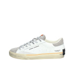 19054PP8_10 CRIME LONDON SNEAKERS BASSA UOMO IN PELLE E SUEDE MOD. DISTRESSED MOSS TAUPE