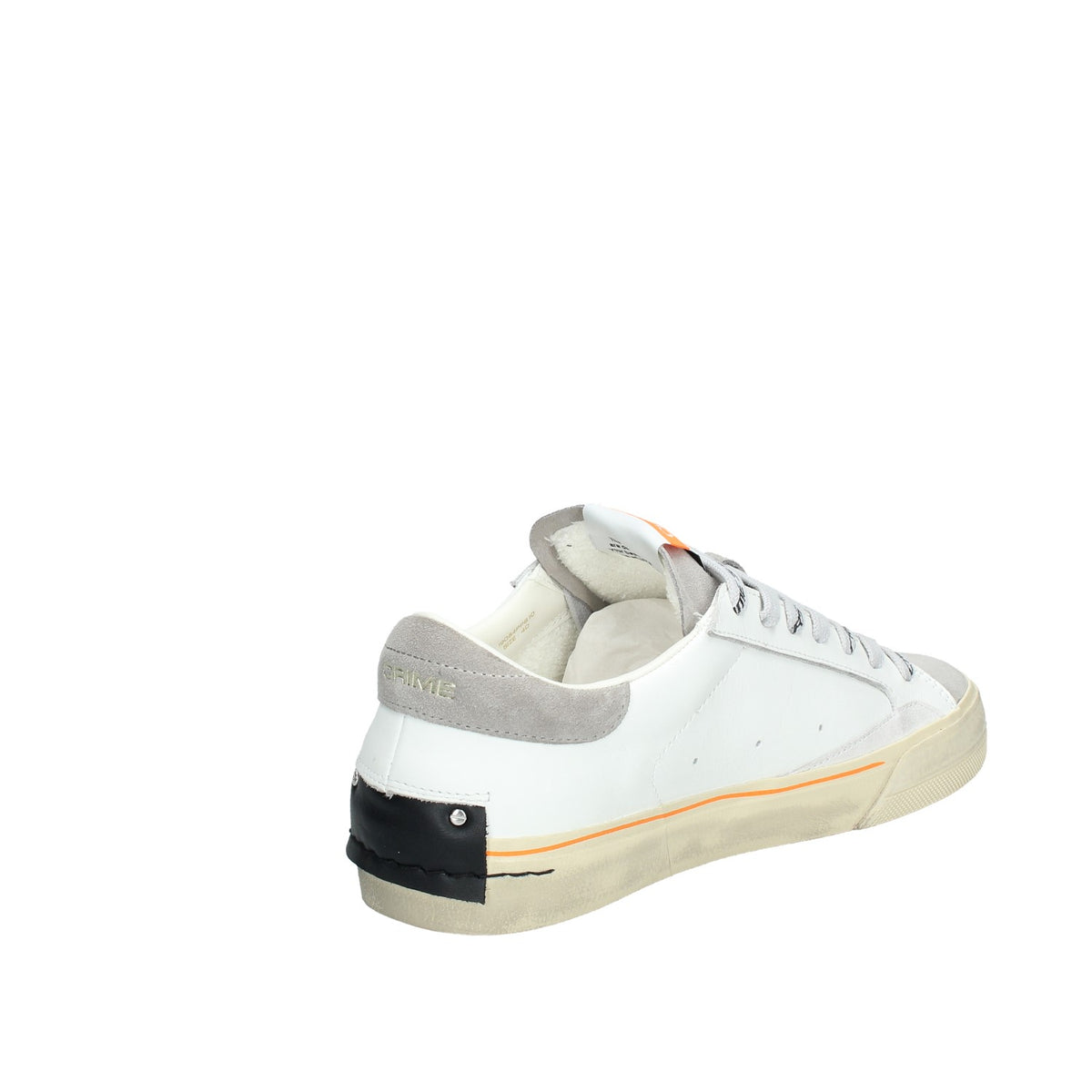 19054PP8_10 CRIME LONDON SNEAKERS BASSA UOMO IN PELLE E SUEDE MOD. DISTRESSED MOSS TAUPE