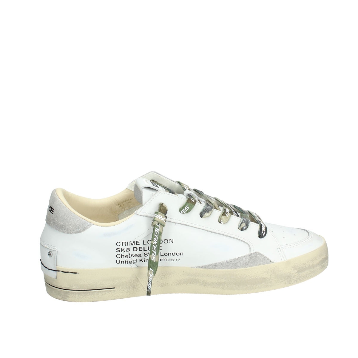 CRIME LONDON SNEAKERS UOMO SK8 DELUXE URBAN CAMO