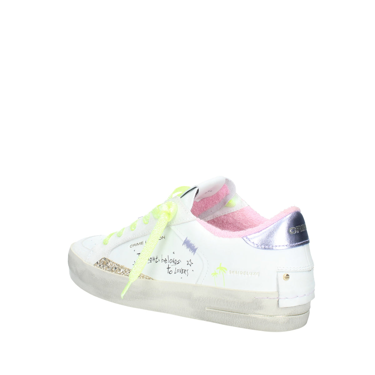CRIME LONDON SNEAKERS DONNA SK8 DELUXE ELECTRIC KISS