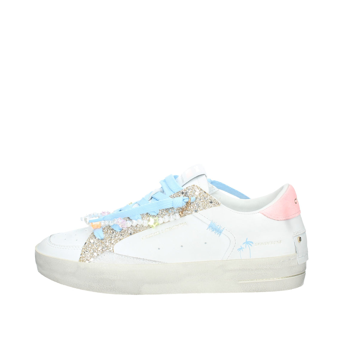 CRIME LONDON SNEAKERS DONNA SK8DELUXE BABY SHINE