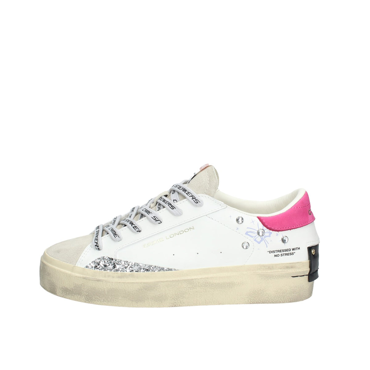 25073AA8_10 DISTRESSED SNEAKERS DONNA