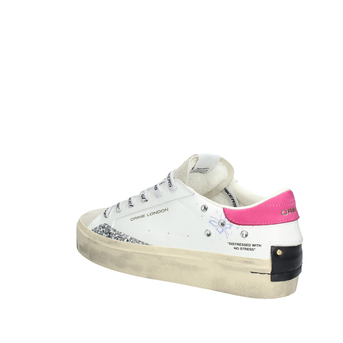 25073AA8_10 DISTRESSED SNEAKERS DONNA