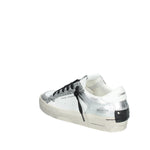 CRIME LONDON SNEAKERS DONNA SK8 DELUXE SILVER GLAM