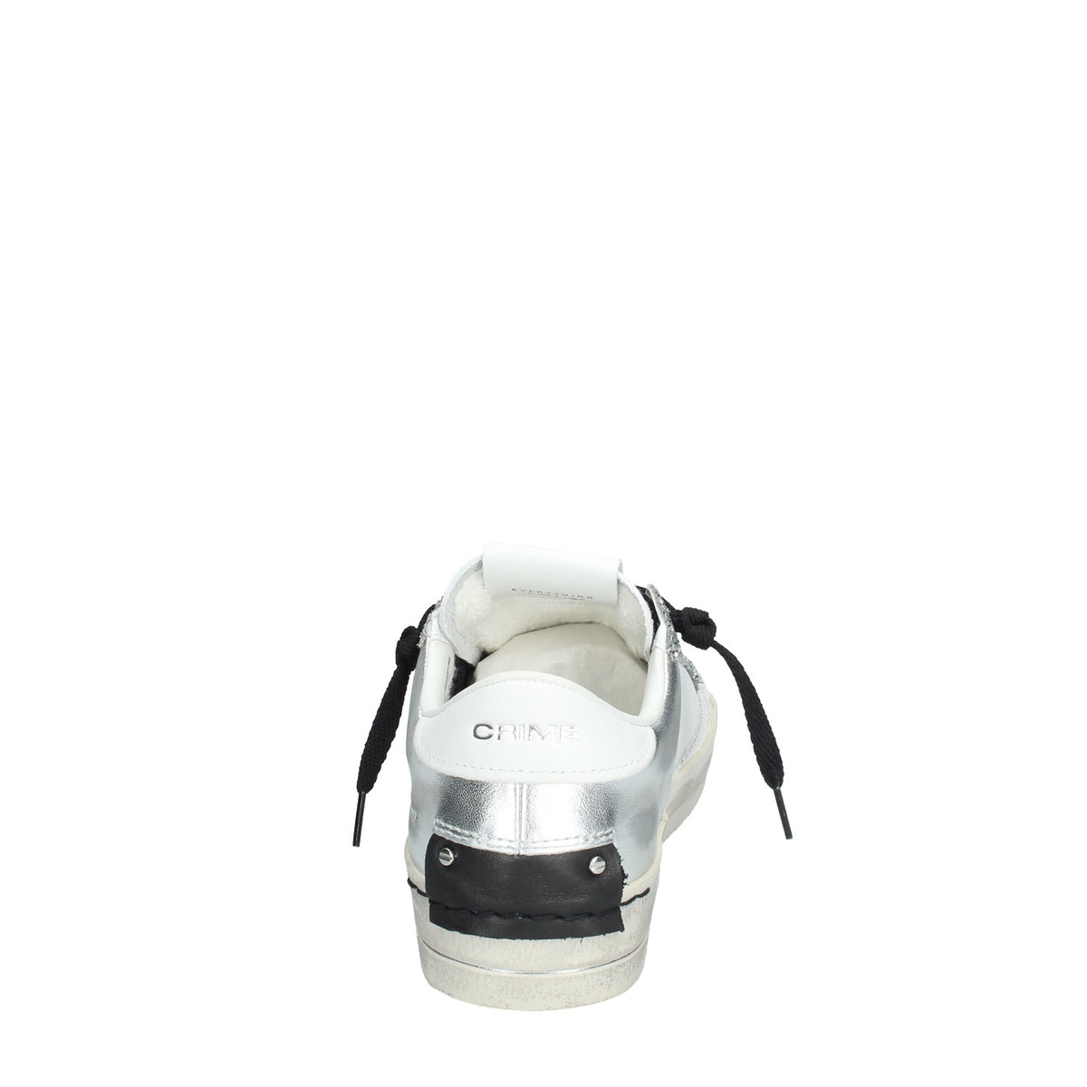 CRIME LONDON SNEAKERS DONNA SK8 DELUXE SILVER GLAM