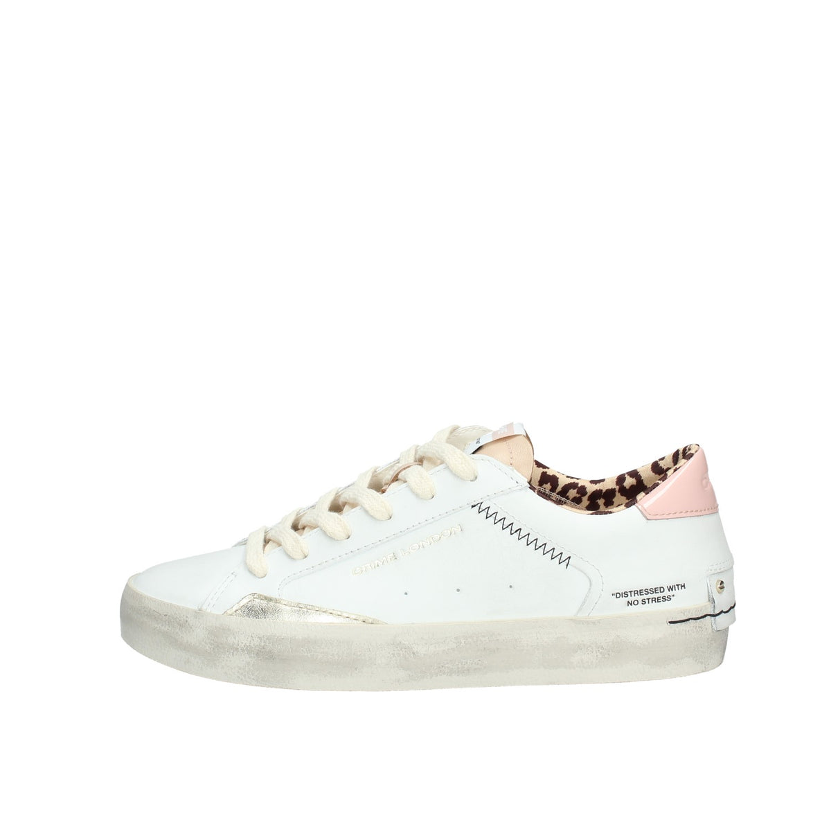 CRIME LONDON SNEAKERS DONNA IN PELLE MOD. DISTRESSED SUN TAN