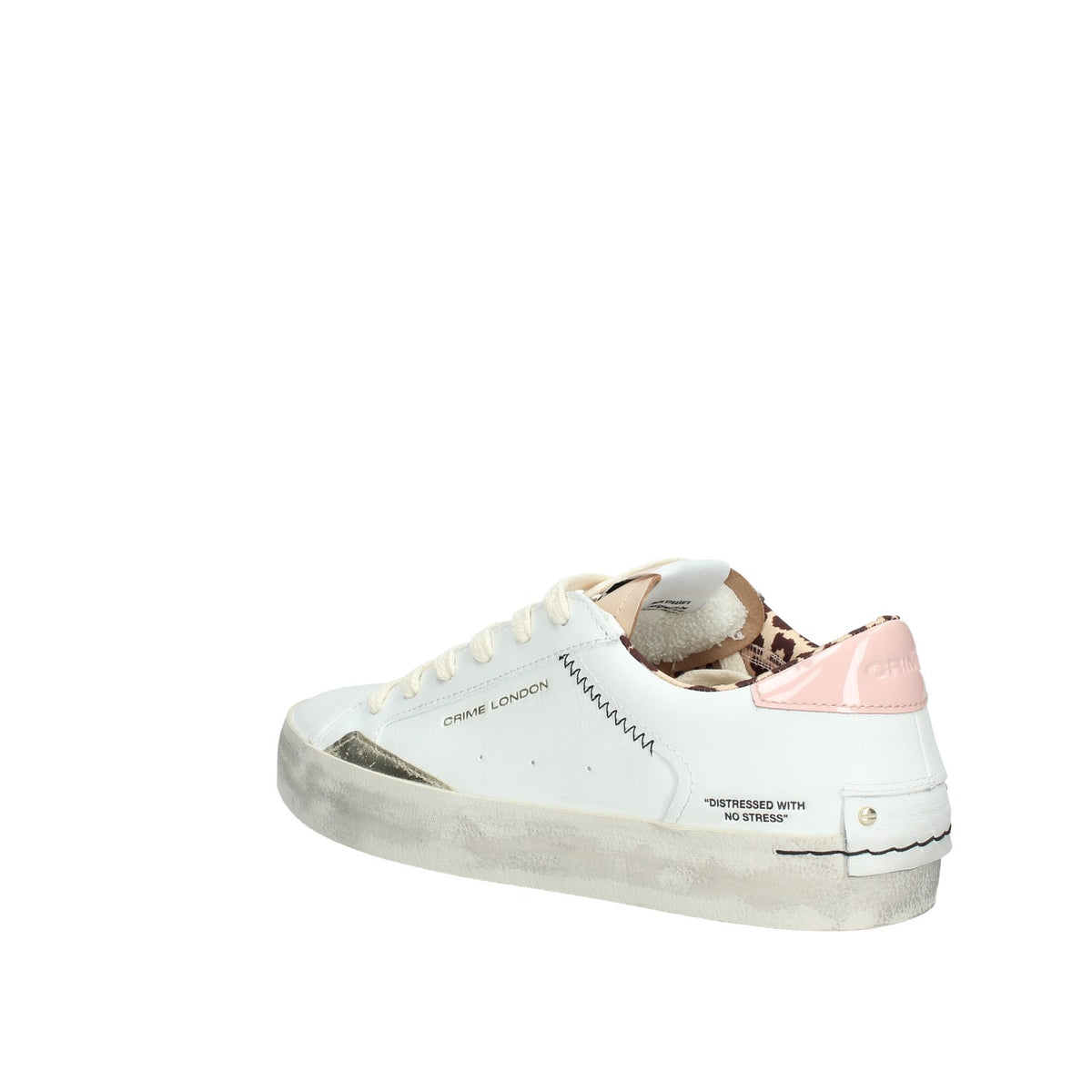 CRIME LONDON SNEAKERS DONNA IN PELLE MOD. DISTRESSED SUN TAN