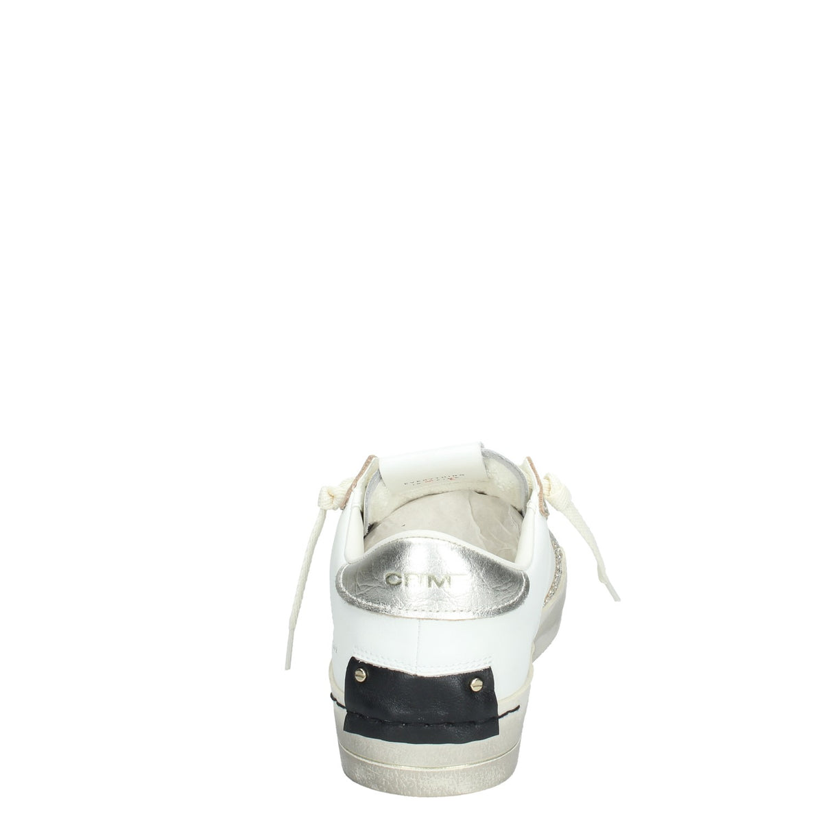 CRIME LONDON SNEAKERS DONNA SK8 DELUXE PLATINUM GLOW IN PELLE