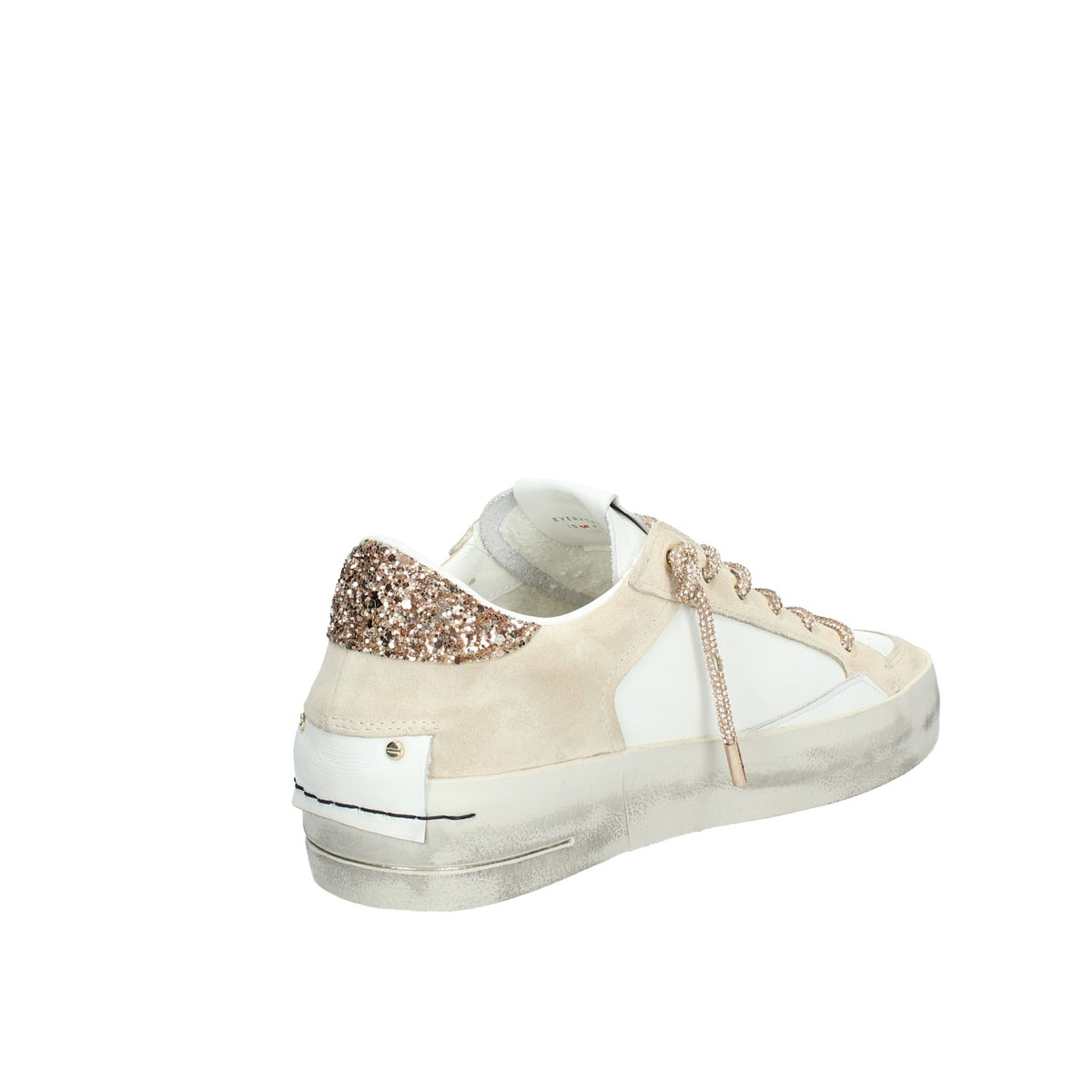 CRIME LONDON SNEAKERS DONNA SK8 DELUXE WEDGE IN PELLE