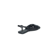 SANDALO DONNA SLING FLAT INTRECCIATO