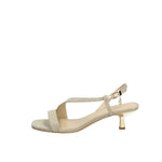 MICHAEL KORS SANDALI DONNA PANNA IN PELLE JAIDA KITTEN