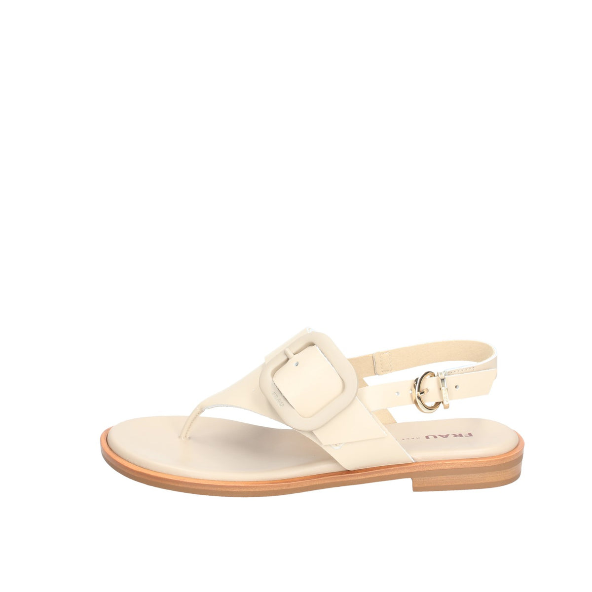FRAU SANDALI INFRADITO DONNA CON FIBBIAIN PELLE
