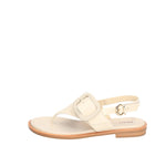 FRAU SANDALI INFRADITO DONNA CON FIBBIAIN PELLE