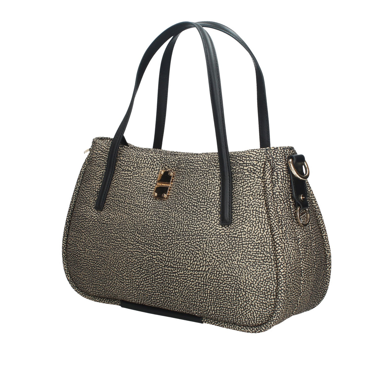 BORSA A SPALLA IN TESSUTO BORBONESE