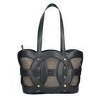 BORBONESE BORSA DONNA A SPALLA AL ROUND SHOPPER MEDIUM