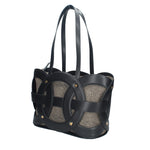 BORBONESE BORSA DONNA A SPALLA AL ROUND SHOPPER MEDIUM