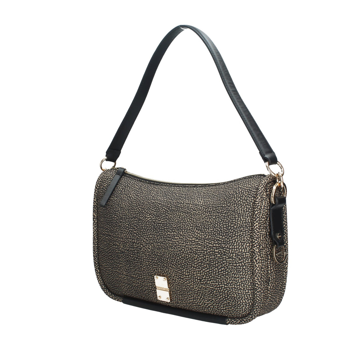 BORSA A SPALLA IN TESSUTO BORBONESE