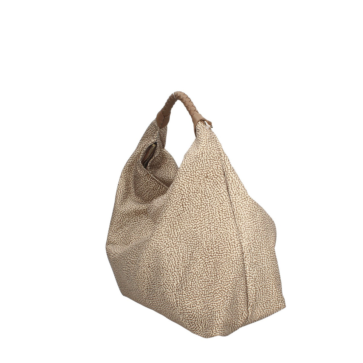 91010206 BD BORBONESE BORSA DONNA A MANO HOBOIN NYLON E PELLE