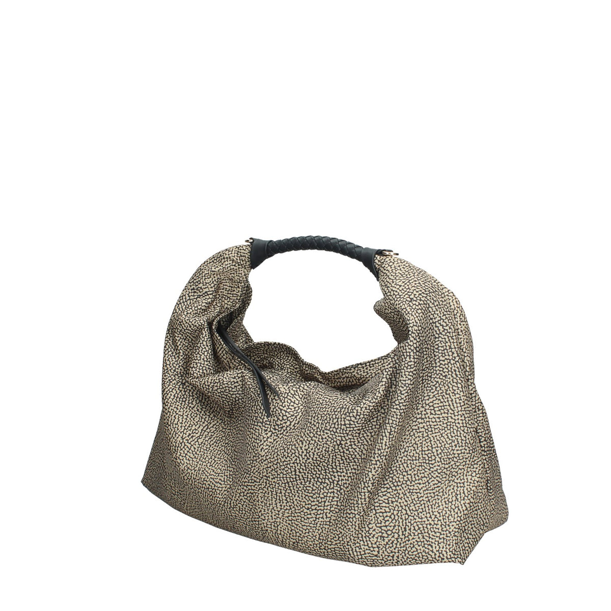 91010206 BD BORBONESE BORSA DONNA A MANO HOBOIN NYLON E PELLE