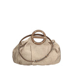 BORBONESE BORSA DONNA A MANO IN NYLON VIS A VIS BAULETTO MEDIO