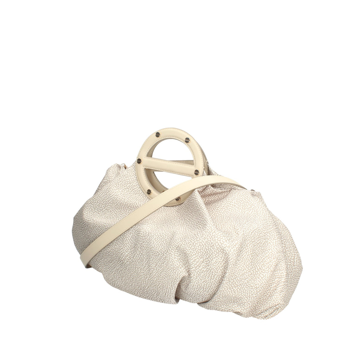 BORBONESE BORSA DONNA A MANO IN NYLON VIS A VIS BAULETTO MEDIO