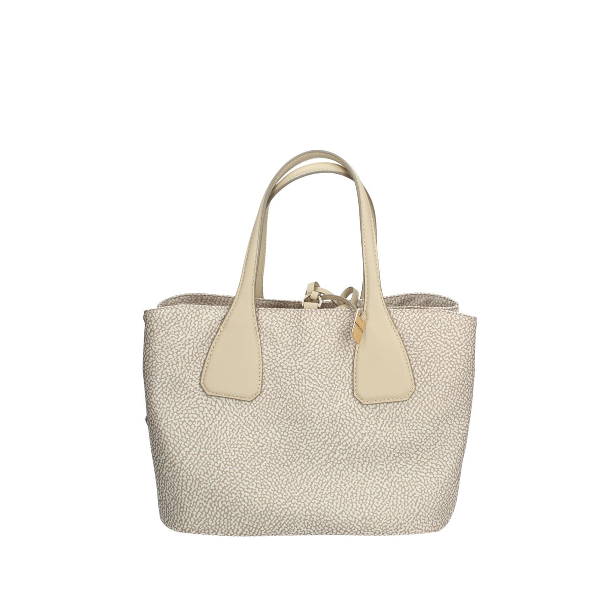 BORBONESE BORSA DONNA A MANO IN NYLON E PELLEVIS A VIS