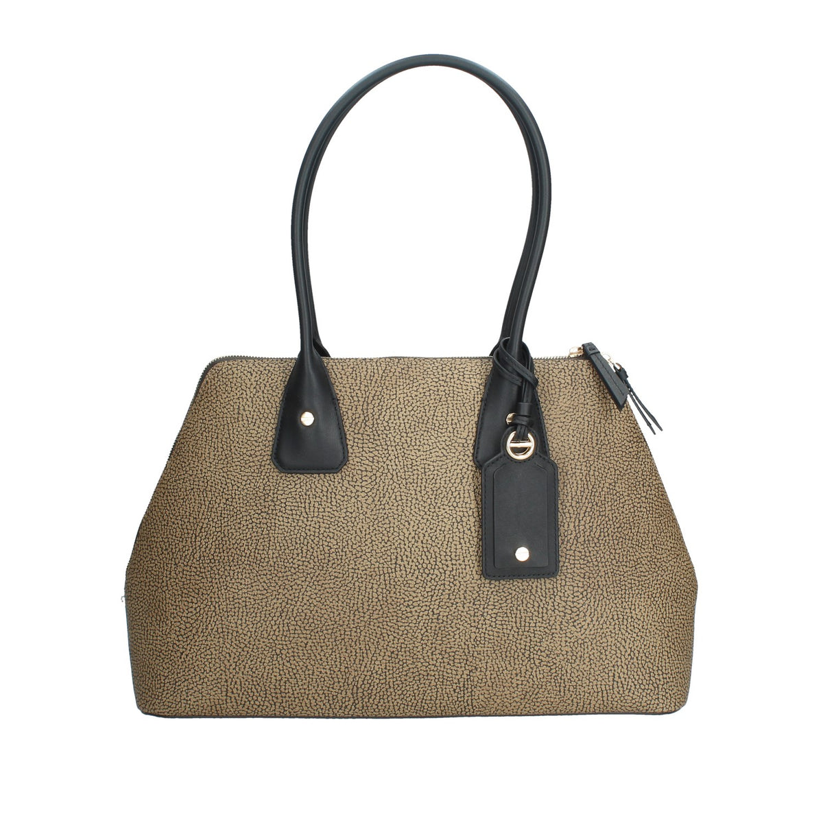 BORBONESE BORSA SHOPPING IN TELA RIVESTITA
