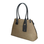 BORBONESE BORSA SHOPPING IN TELA RIVESTITA