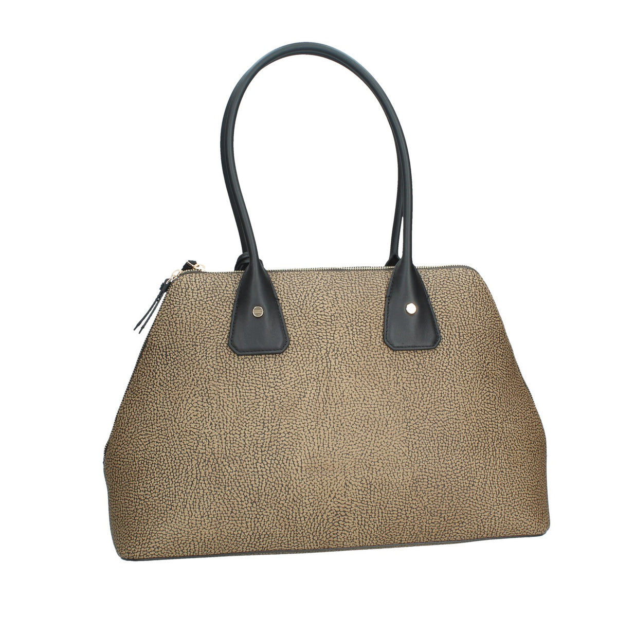 BORBONESE BORSA SHOPPING IN TELA RIVESTITA