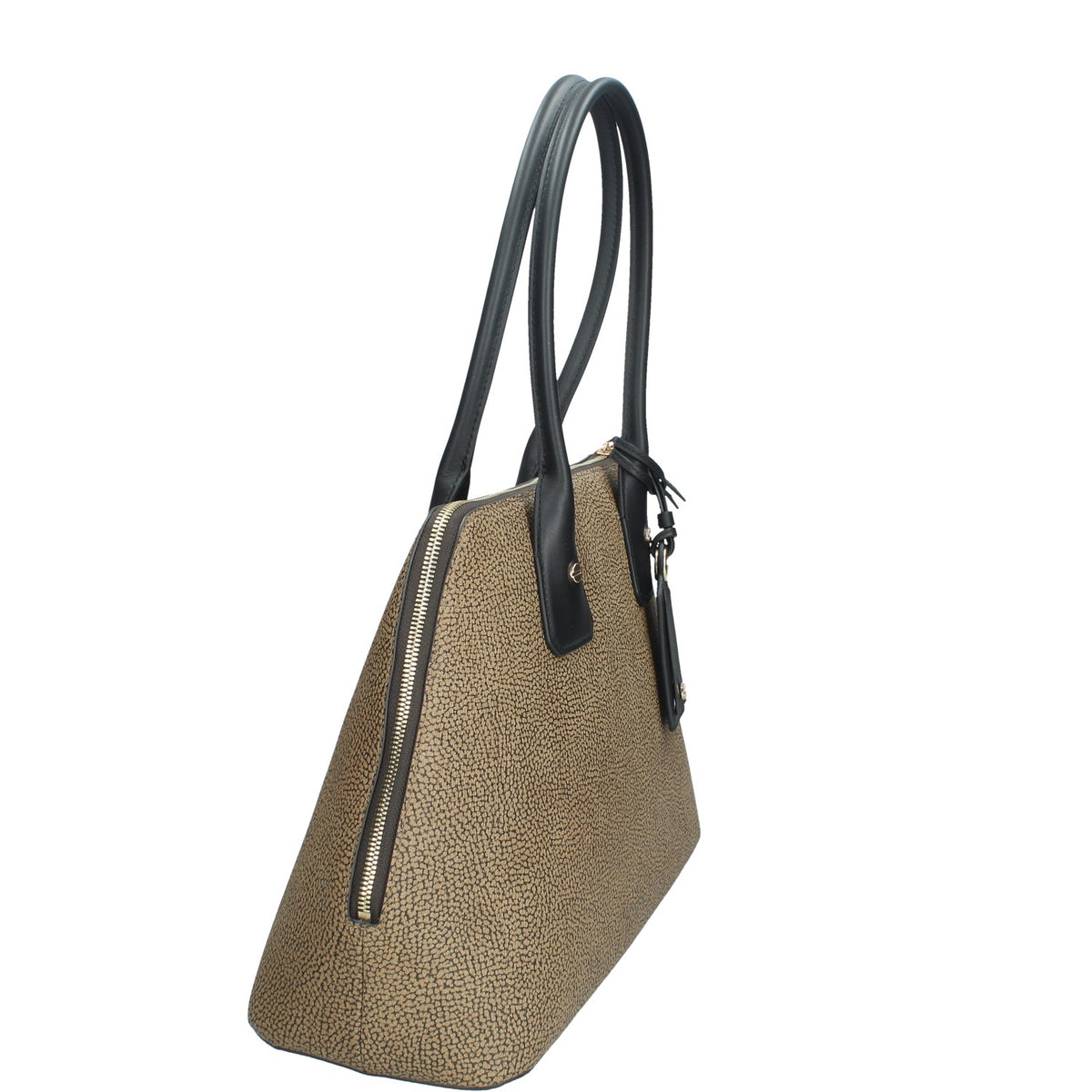BORBONESE BORSA SHOPPING IN TELA RIVESTITA