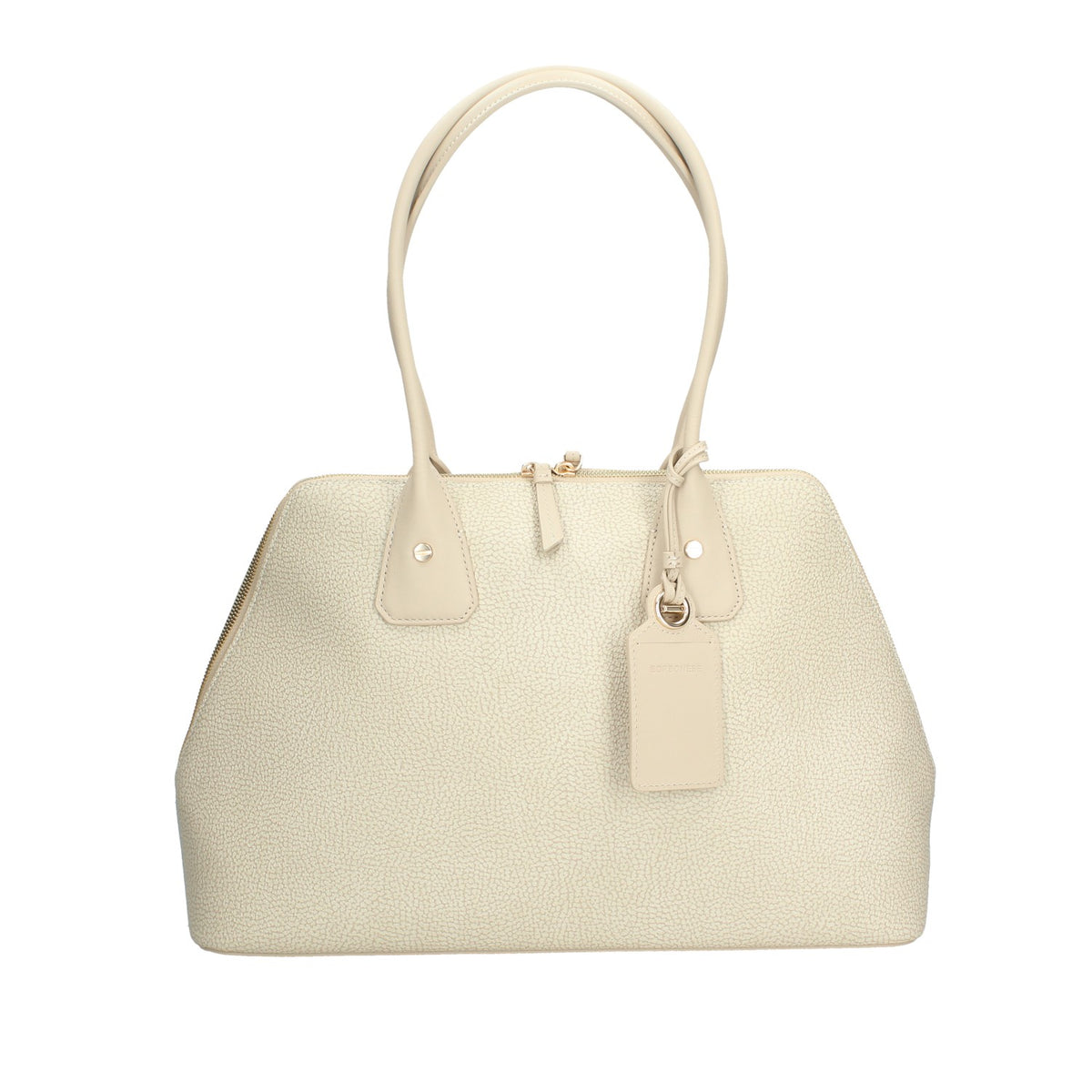 BORBONESE BORSA SHOPPING IN TELA RIVESTITA