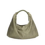 BORBONESE BORSA DONNA A MANO HOBOIN NYLON E PELLE