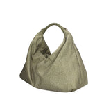 BORBONESE BORSA DONNA A MANO HOBOIN NYLON E PELLE