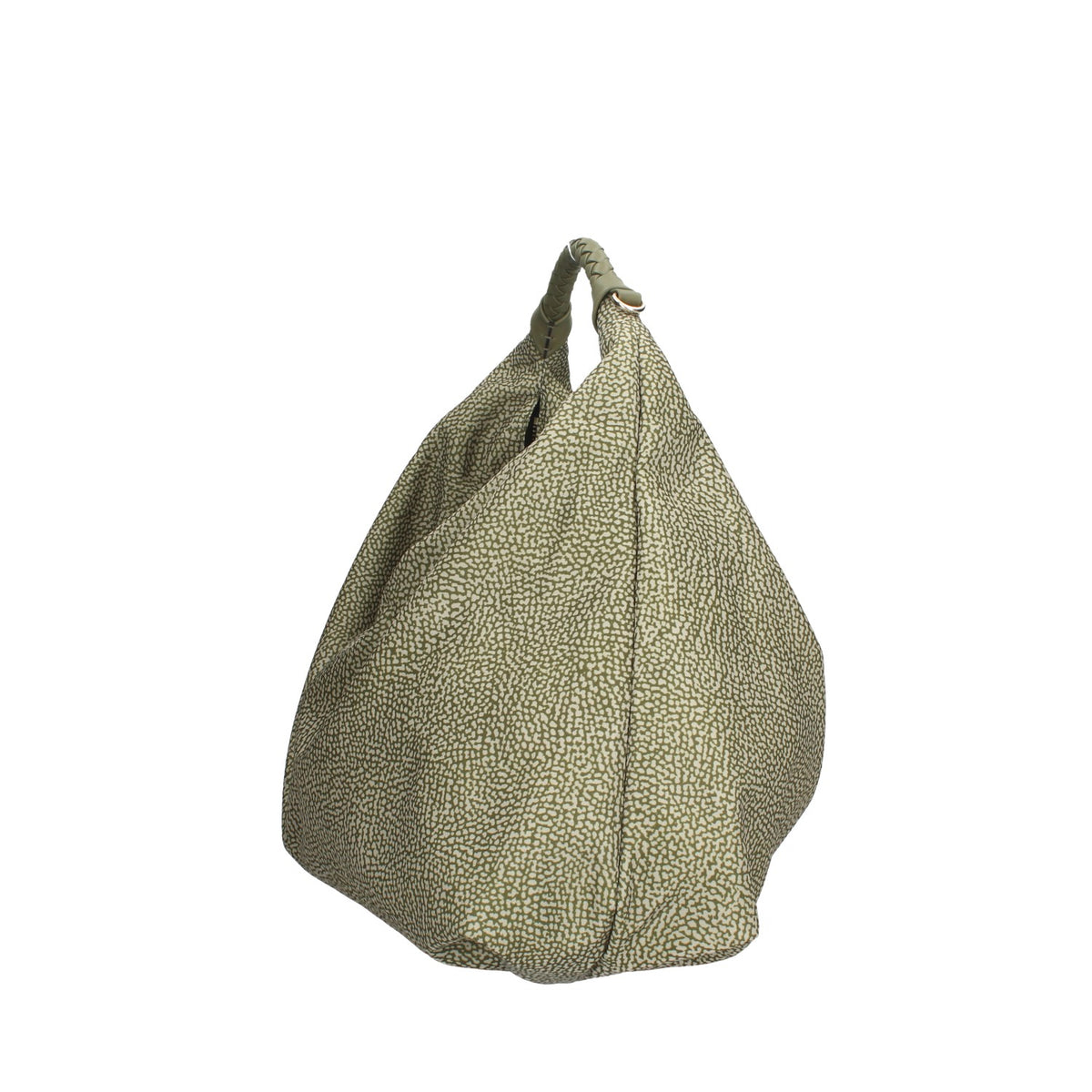 BORBONESE BORSA DONNA A MANO HOBOIN NYLON E PELLE