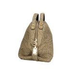 BORBONESE BORSA BAULETTO IN PELLE SCAMOSCIATA MODELLO SEXY