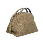 BORBONESE BORSA BAULETTO IN PELLE SCAMOSCIATA MODELLO SEXY