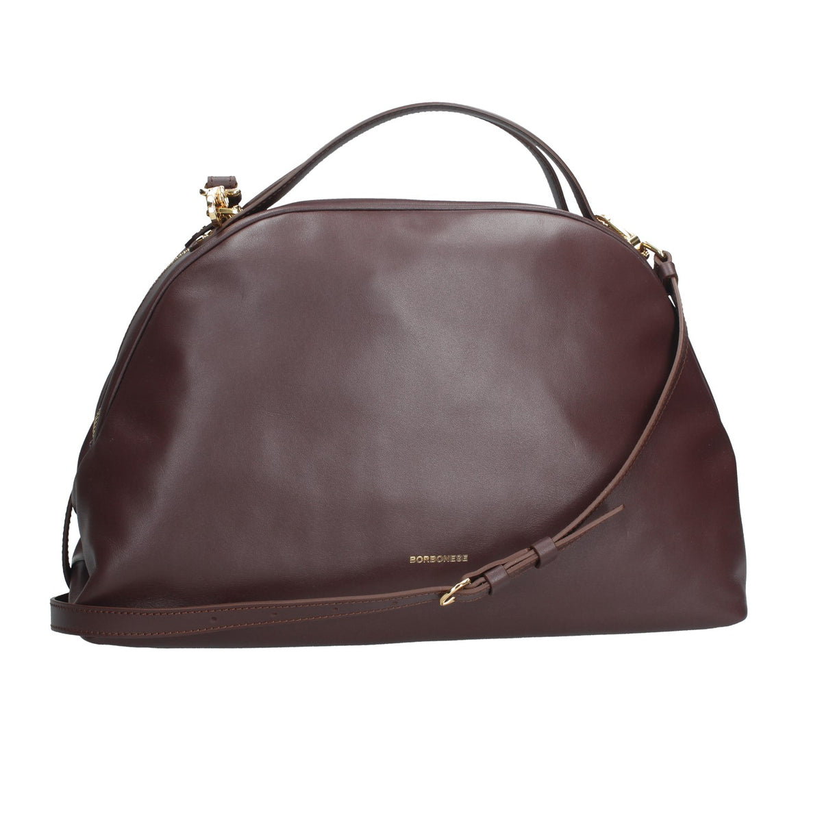 BORBONESE BORSABAULETTOMEDIUM IN PELLE