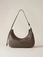 BORBONESE BORSA DONNA IN TESSUTO BOND HOBO MEDIUM