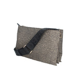 BORBONESE BORSA DONNA A TRACOLLA IN TESSUTO