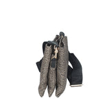 BORBONESE BORSA DONNA A TRACOLLA IN TESSUTO