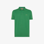 POLO SUN68 LOGO BEACH S/S BIANCO