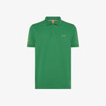 POLO SUN68 LOGO BEACH S/S BIANCO